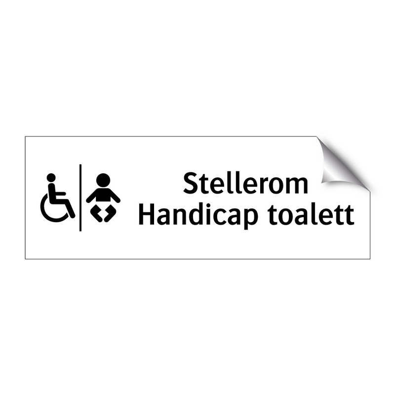 Stellerom Handicap toalett & Stellerom Handicap toalett