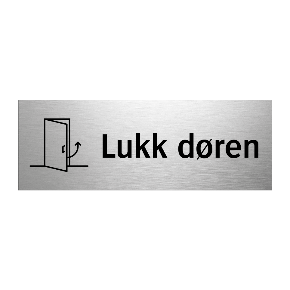 Lukk Kjøp Lukk døren skilt | SignOnline | NO-I411