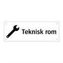 Teknisk rom & Teknisk rom