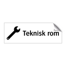 Teknisk rom & Teknisk rom