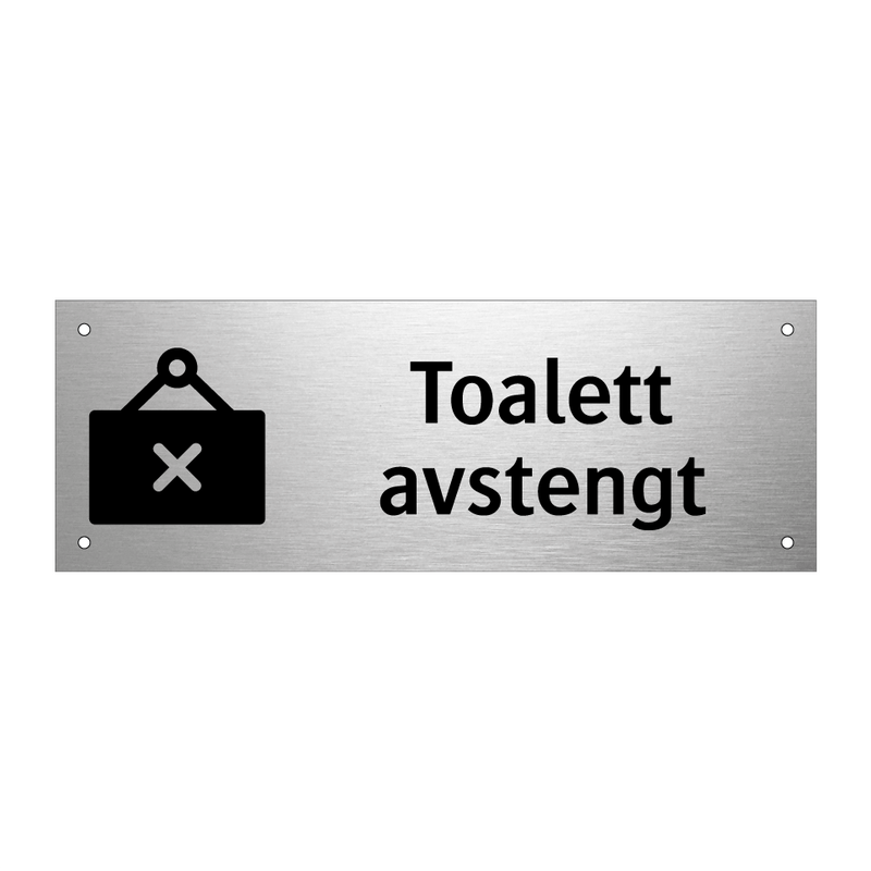 Toalett avstengt & Toalett avstengt