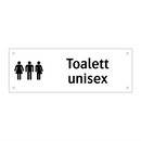 Toalett unisex & Toalett unisex