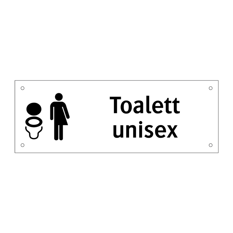 Toalett unisex & Toalett unisex