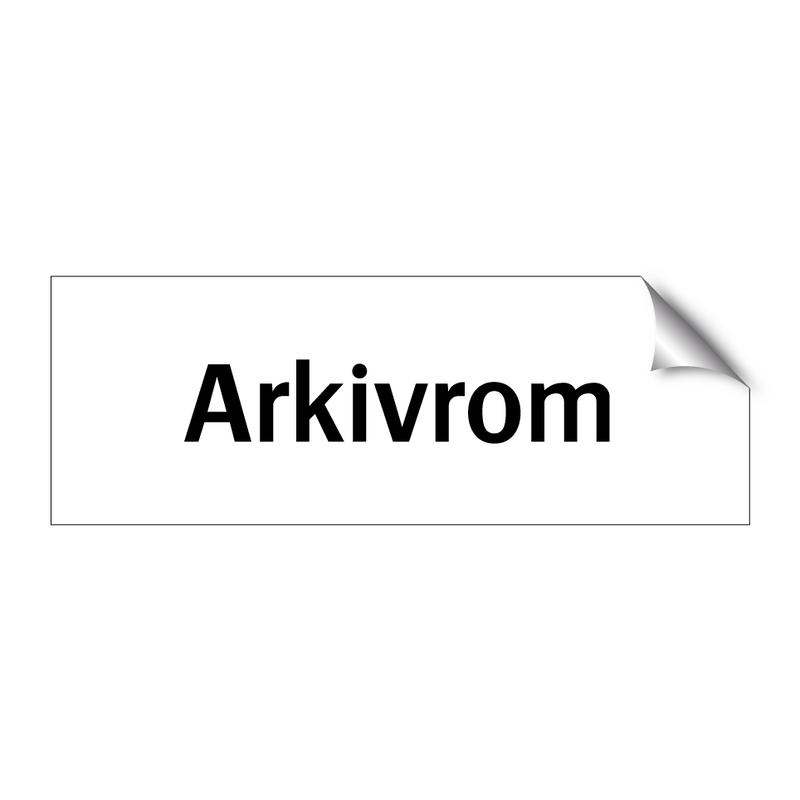 Arkivrom & Arkivrom