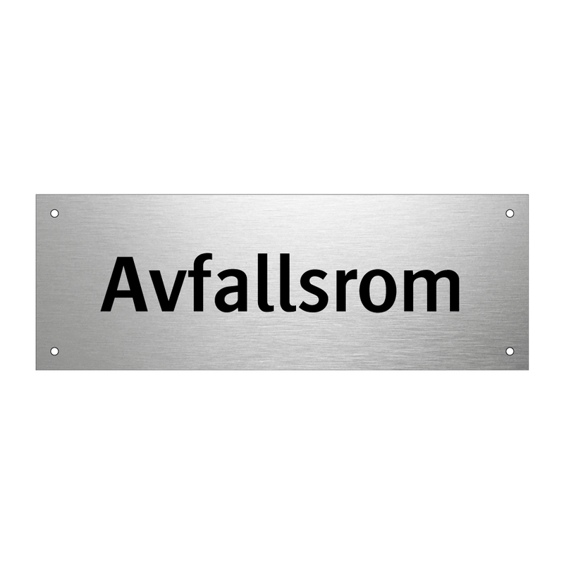 Avfallsrom & Avfallsrom