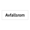 Avfallsrom & Avfallsrom & Avfallsrom & Avfallsrom