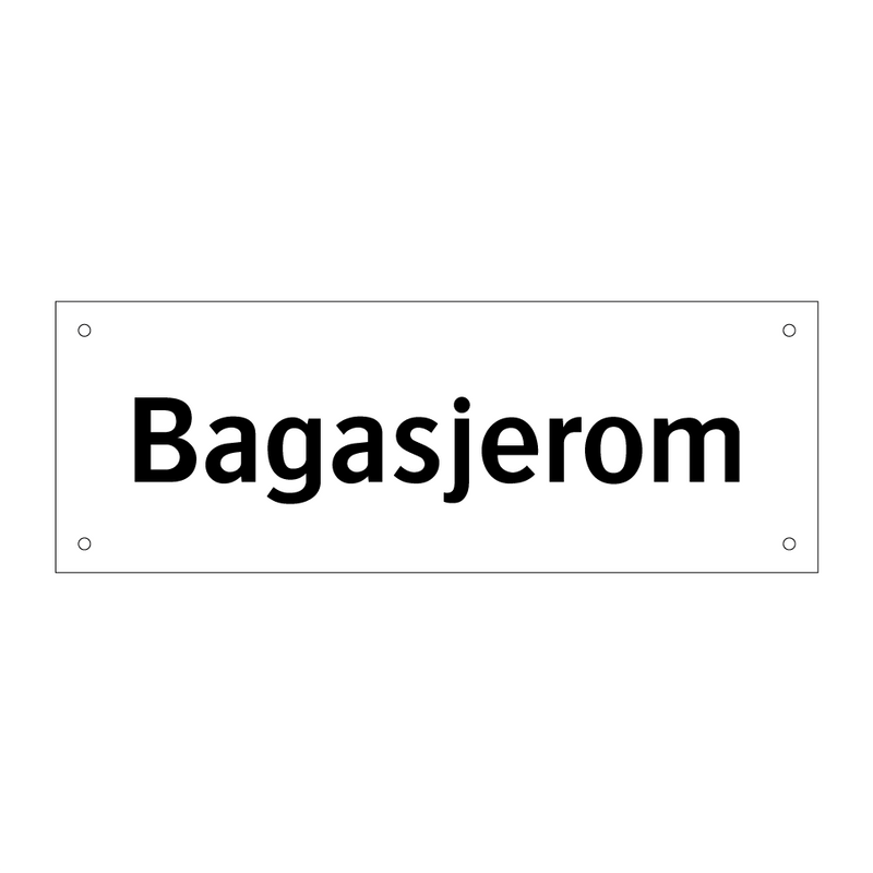 Bagasjerom & Bagasjerom