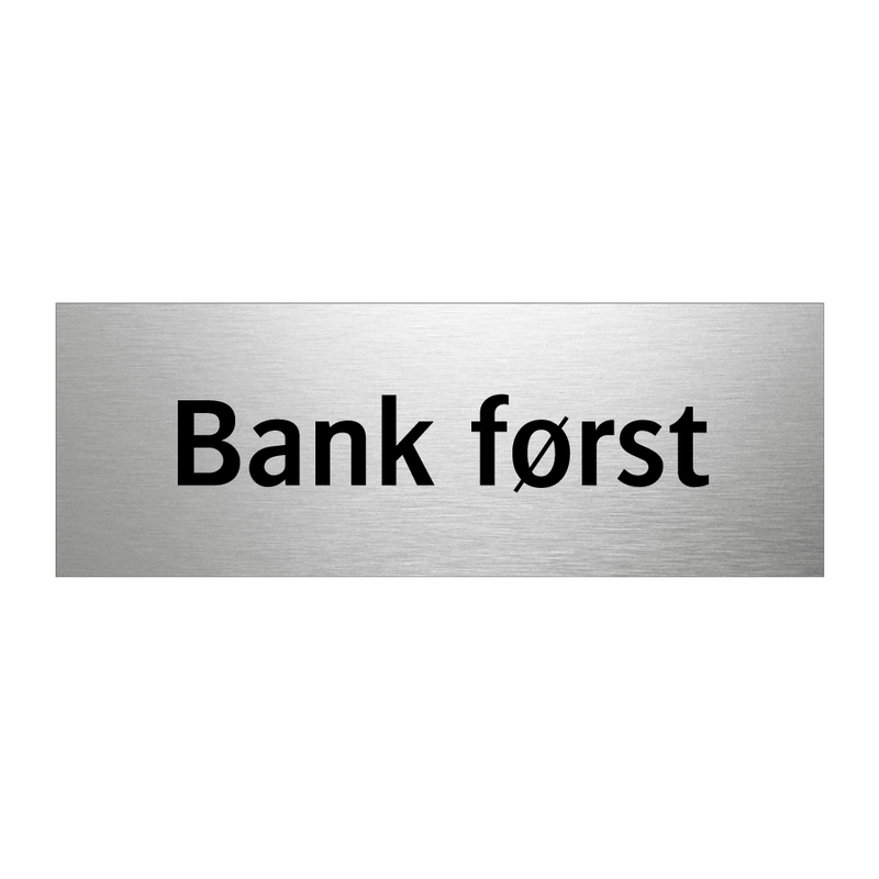 Bank først & Bank først & Bank først & Bank først & Bank først