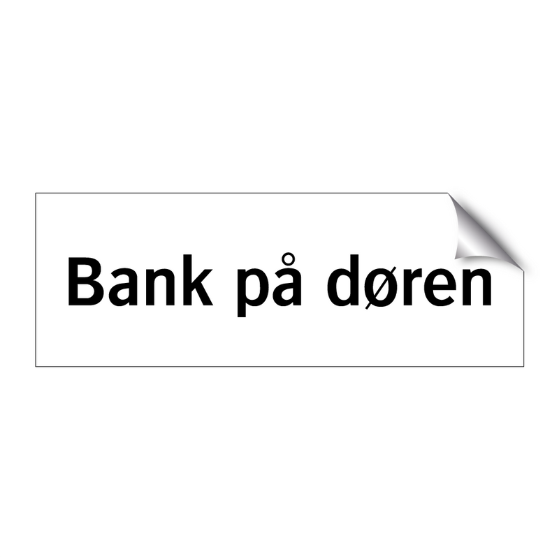 Bank på døren & Bank på døren