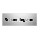 Behandlingsrom & Behandlingsrom