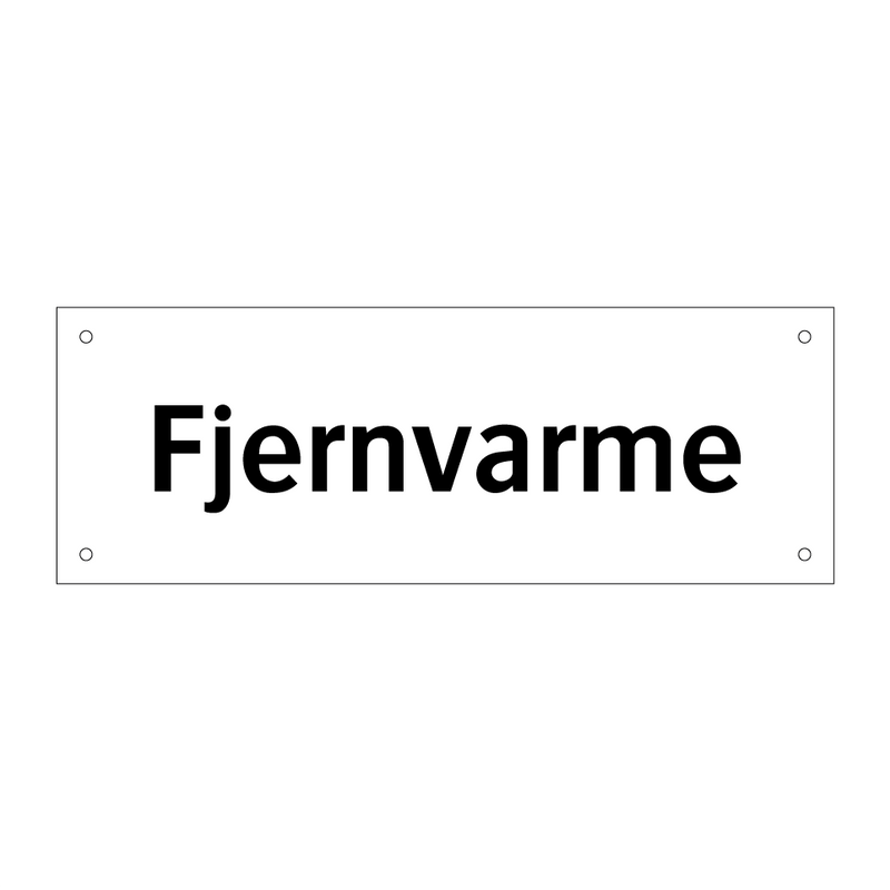 Fjernvarme & Fjernvarme