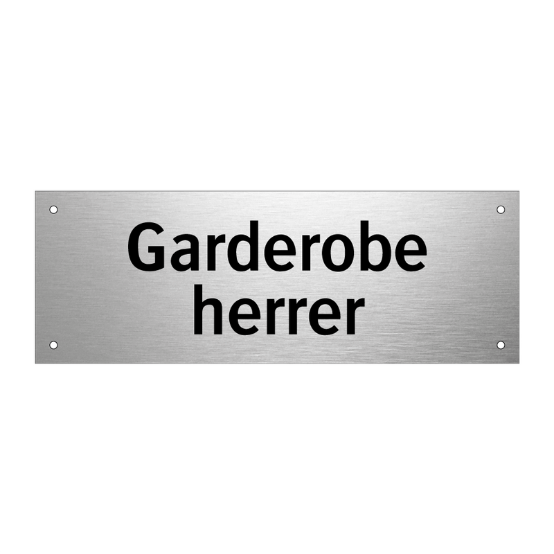 Garderobe herrer & Garderobe herrer