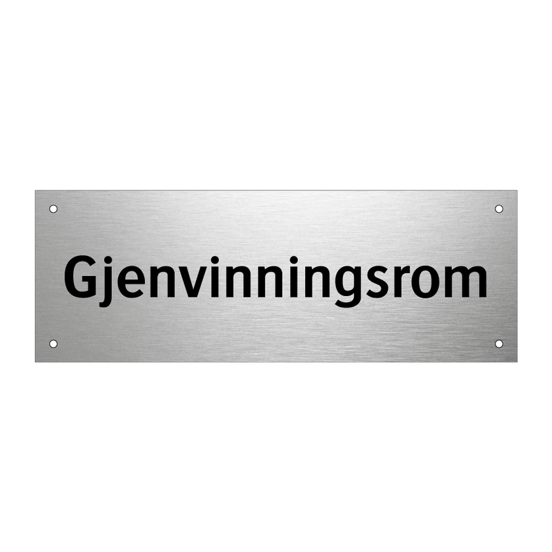 Gjenvinningsrom & Gjenvinningsrom