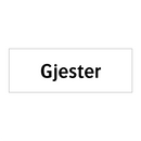 Gjester & Gjester & Gjester & Gjester