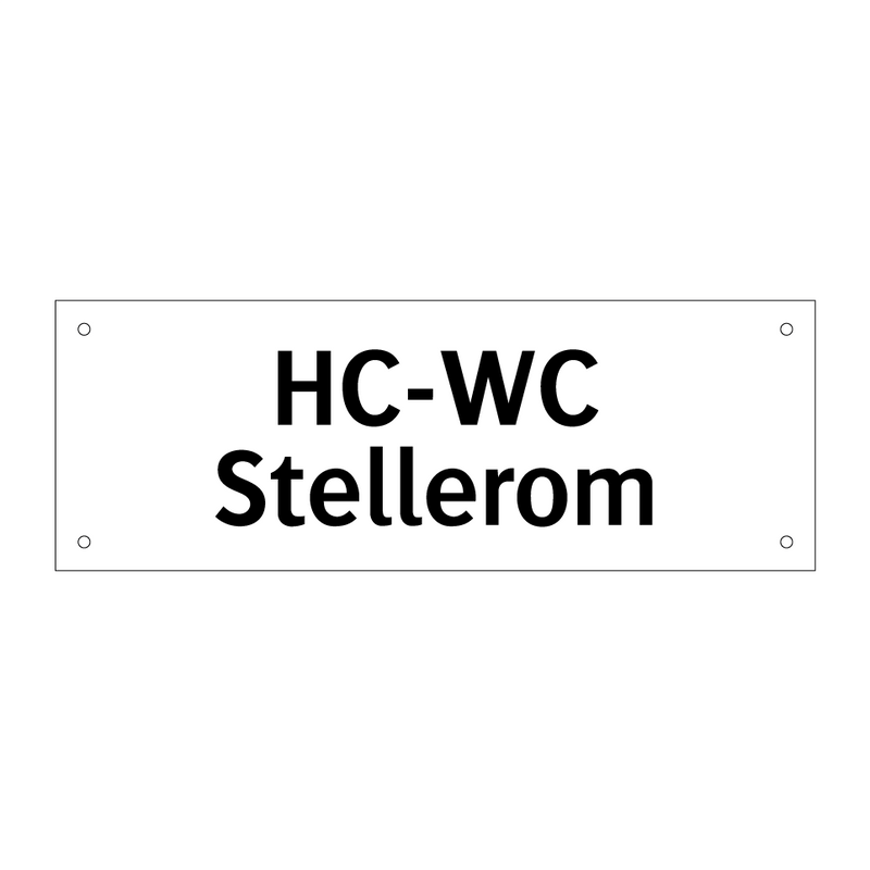 HC-WC Stellerom & HC-WC Stellerom