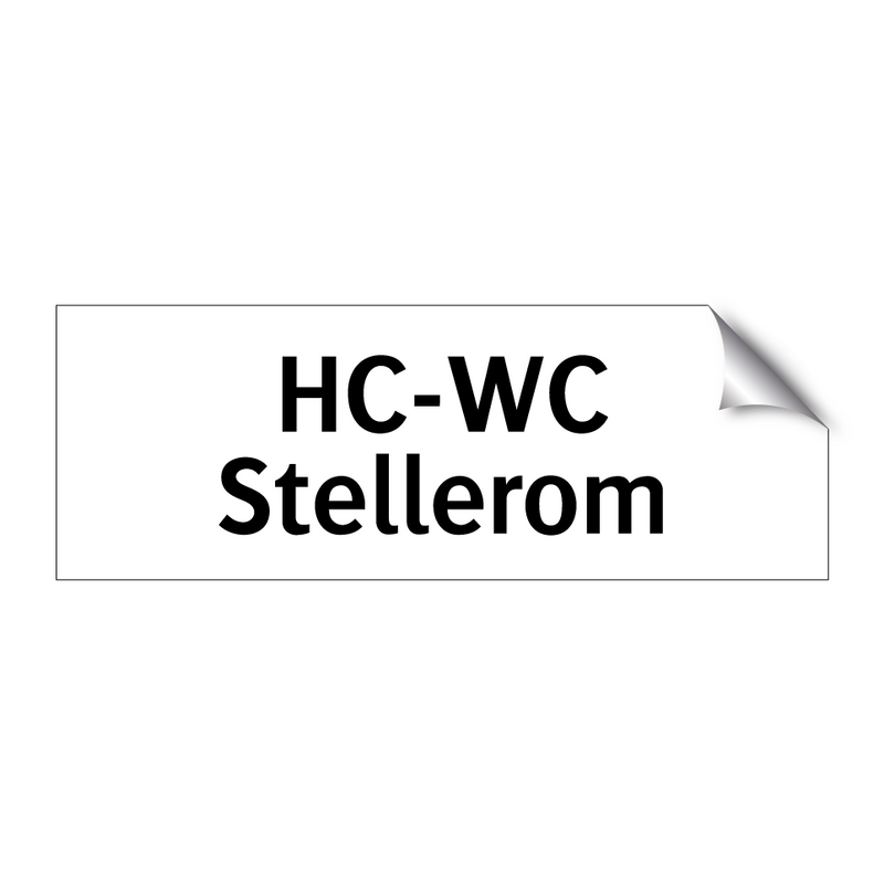 HC-WC Stellerom & HC-WC Stellerom
