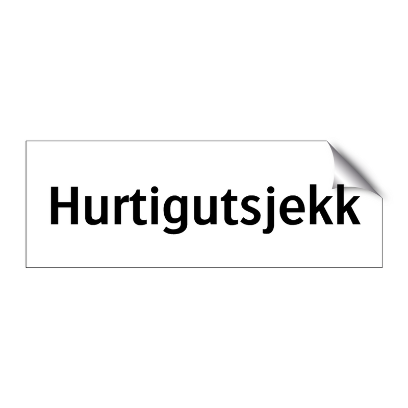Hurtigutsjekk & Hurtigutsjekk