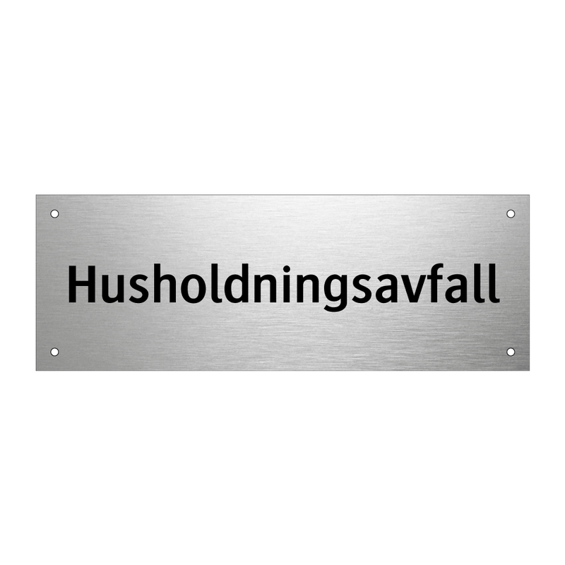 Husholdningsavfall & Husholdningsavfall