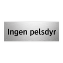 Ingen pelsdyr & Ingen pelsdyr