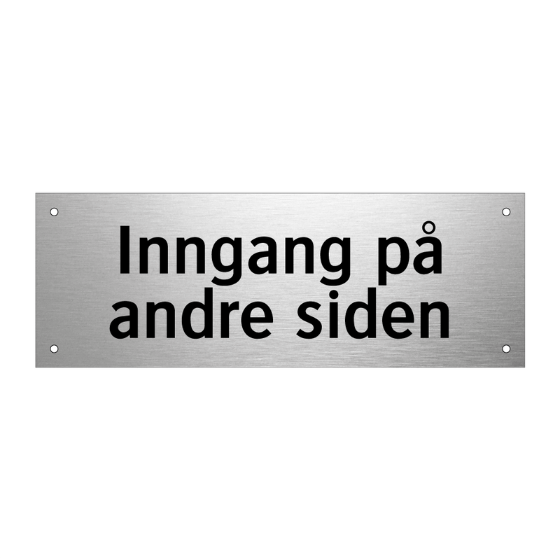 Inngang på andre siden & Inngang på andre siden