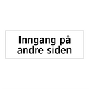 Inngang på andre siden & Inngang på andre siden & Inngang på andre siden