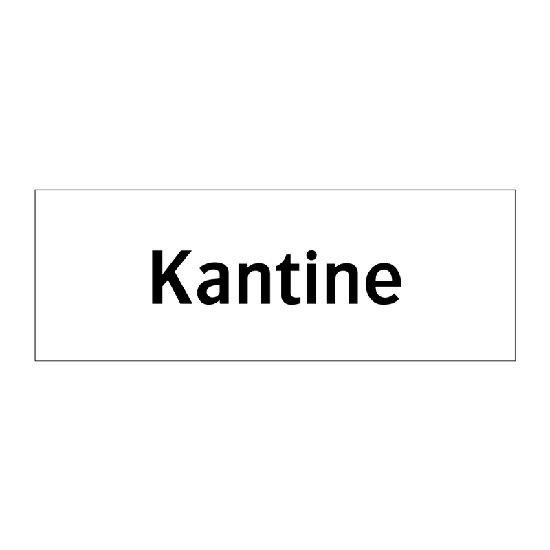 Kantine & Kantine & Kantine & Kantine