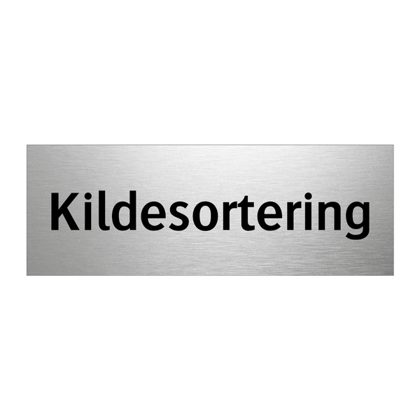 Kildesortering & Kildesortering & Kildesortering & Kildesortering & Kildesortering