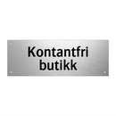 Kontantfri butikk & Kontantfri butikk