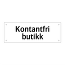 Kontantfri butikk & Kontantfri butikk