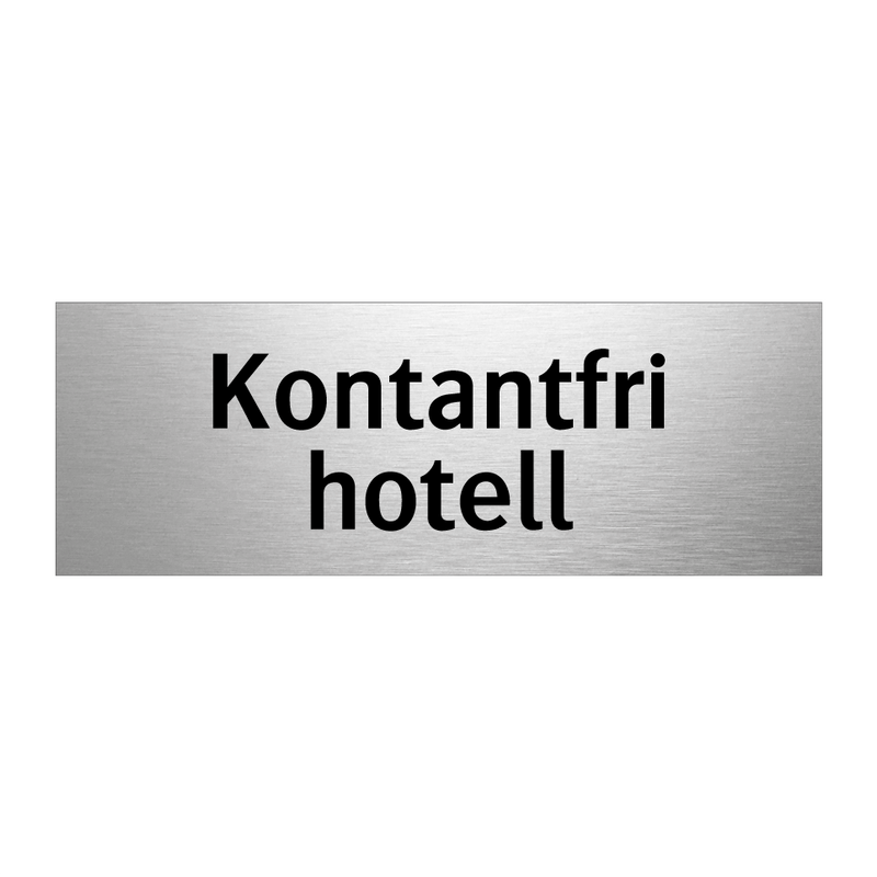 Kontantfri hotell & Kontantfri hotell & Kontantfri hotell & Kontantfri hotell & Kontantfri hotell