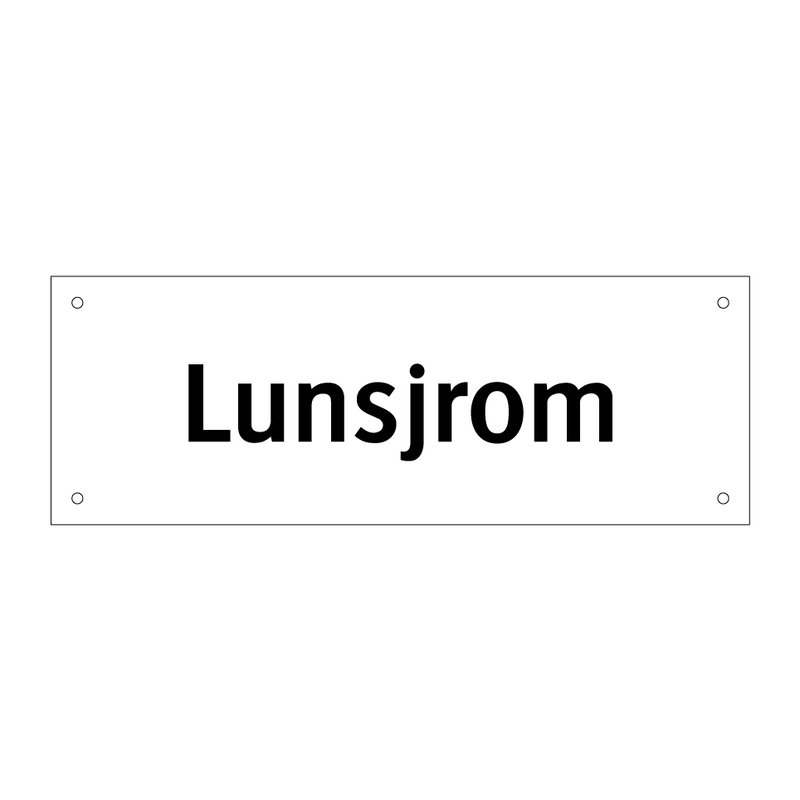 Lunsjrom & Lunsjrom