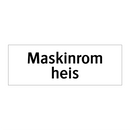 Maskinrom heis & Maskinrom heis & Maskinrom heis & Maskinrom heis