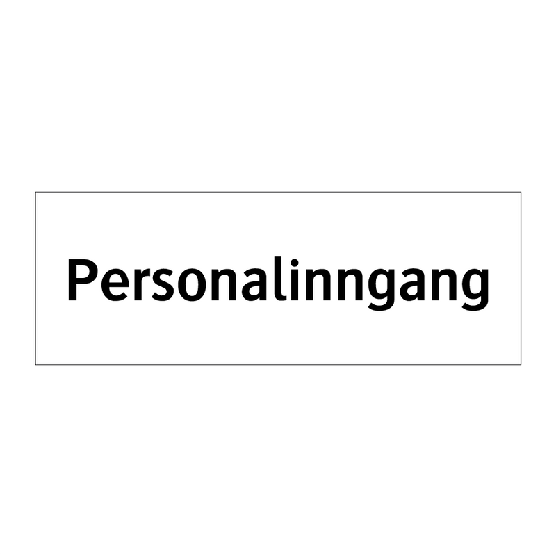 Personalinngang & Personalinngang & Personalinngang & Personalinngang