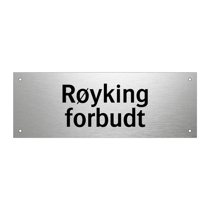 Røyking forbudt & Røyking forbudt