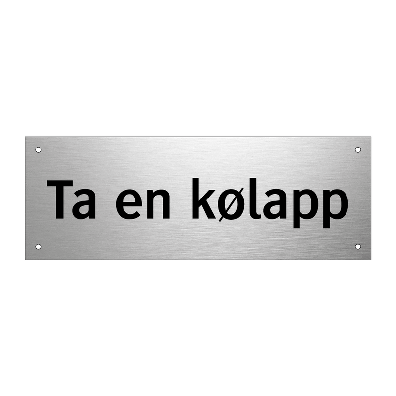 Ta en kølapp & Ta en kølapp