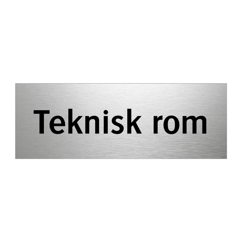 Teknisk rom & Teknisk rom & Teknisk rom & Teknisk rom & Teknisk rom
