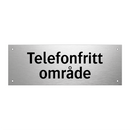 Telefonfritt område & Telefonfritt område