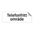 Telefonfritt område & Telefonfritt område