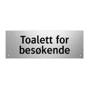 Toalett for besøkende & Toalett for besøkende