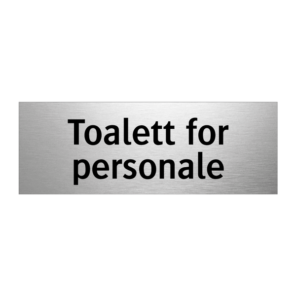 Toalett for personale & Toalett for personale & Toalett for personale & Toalett for personale