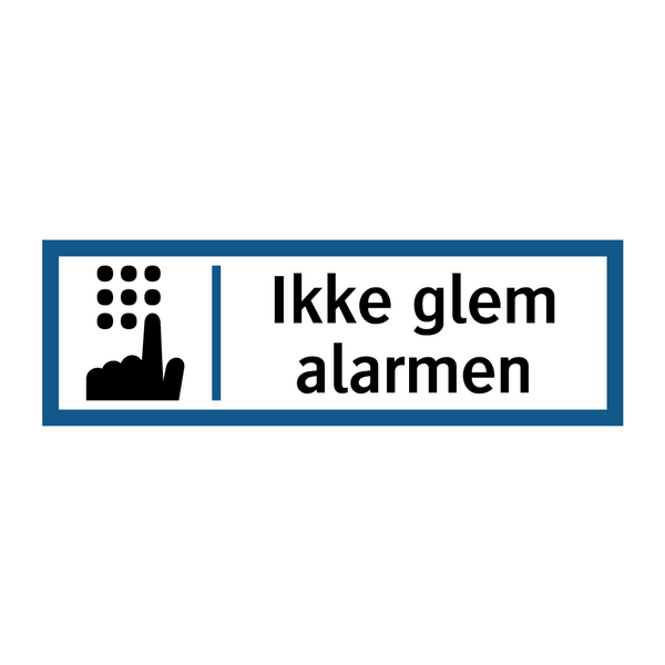 Ikke glem alarmen & Ikke glem alarmen & Ikke glem alarmen & Ikke glem alarmen & Ikke glem alarmen