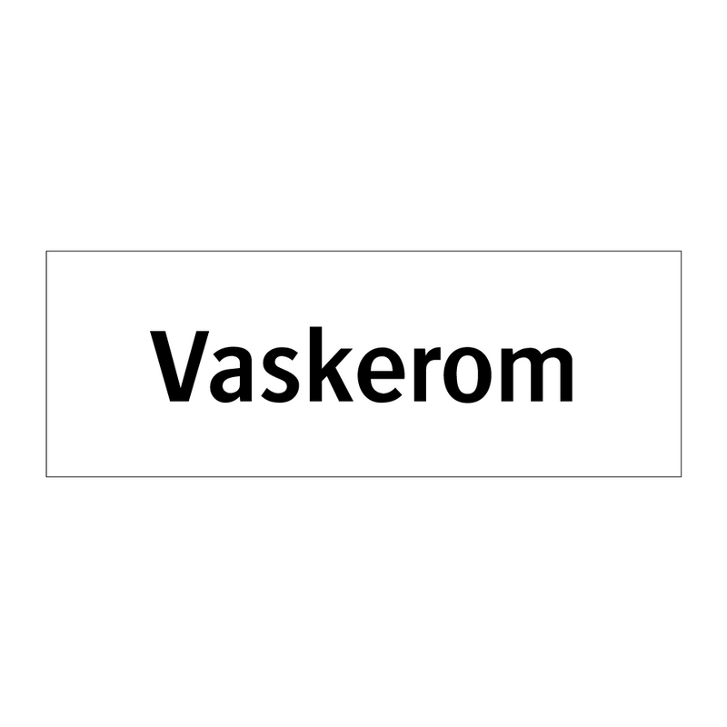 Vaskerom & Vaskerom & Vaskerom & Vaskerom