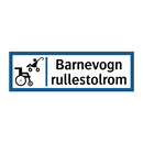Barnevogn rullestolrom