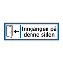 Inngangen på denne siden