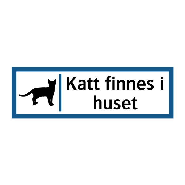 Katt finnes i huset