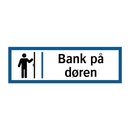 Bank på døren