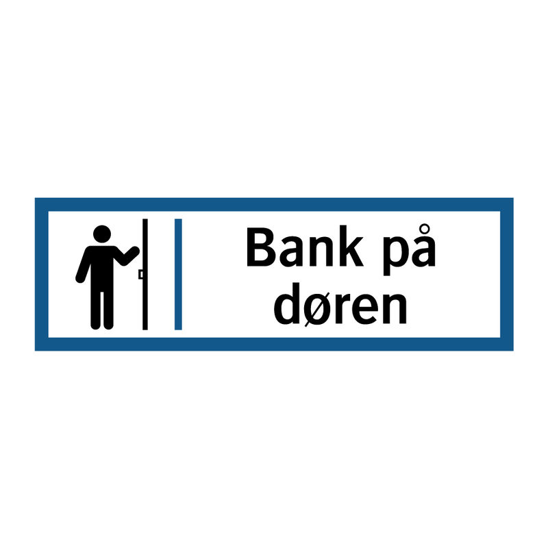Bank på døren