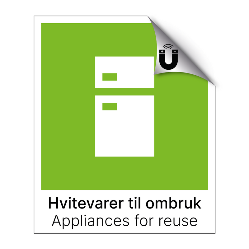 Hvitevarer til ombruk - Appliances for reuse