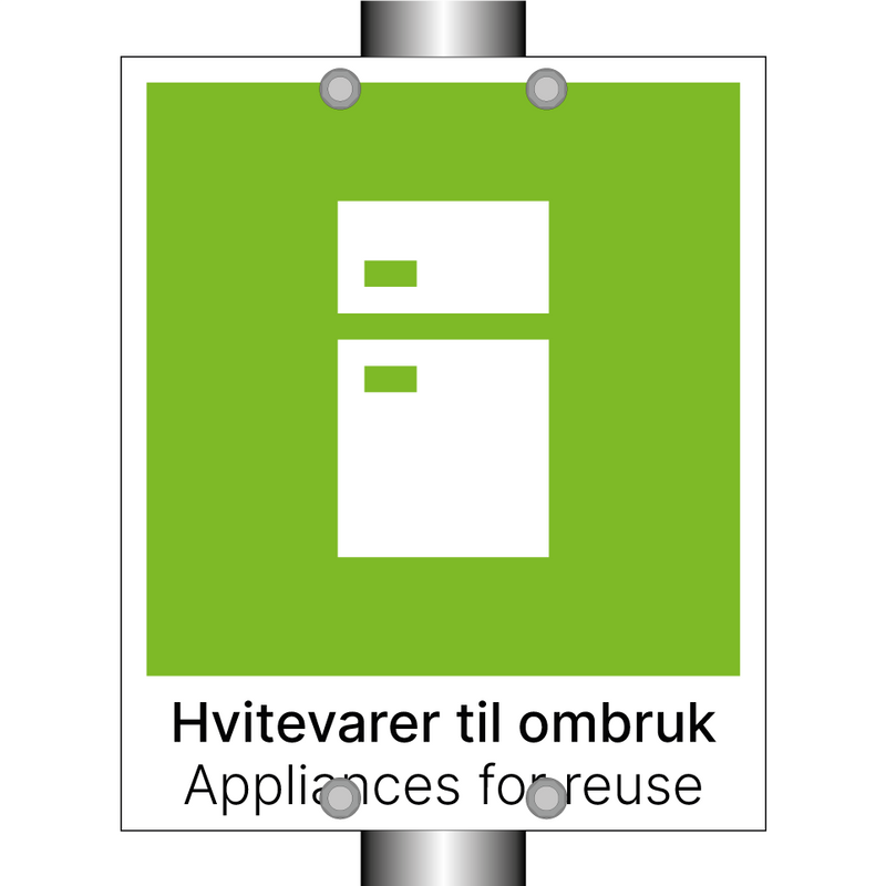 Hvitevarer til ombruk - Appliances for reuse