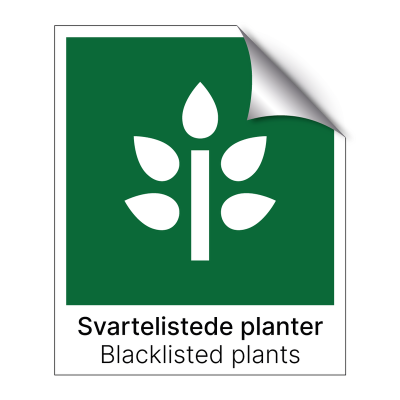 Svartelistede planter - Blacklisted plants & Svartelistede planter - Blacklisted plants